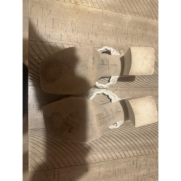 Dolce Vita Cream Hardey Braided Woven Slip-On Sandals Shoes Size Women’s Sz 7.5 - Picture 6 of 8